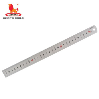 威力狮工具不锈钢直尺30cm尺子刻度尺办公文具15cmW02 威力狮工具不锈钢直尺30cm尺子刻度尺办公文具15cmW02